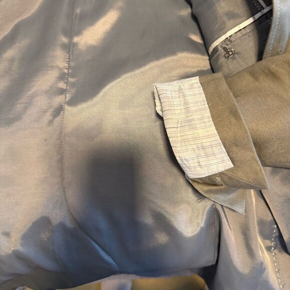 Men's Olive Green Military Safari Utility Jacket - Picture 11 of 13